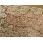 Galicya i Bukowina mapa Gustawicz 1910 r.