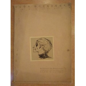 Olga Boznańska - materiały do monografii - Blumówna 1949 r.