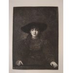 Żydowska narzeczona - akwaforta - William Unger / Rembrandt