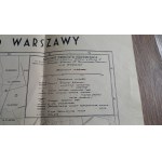 Plan Warszawy schemat odwodnienia 1933 r. /m.