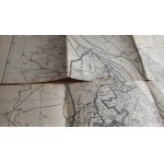 Plan Warszawy schemat odwodnienia 1933 r. /m.