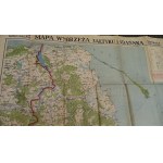 Mapa Wybrzeża Bałtyku i Gdańska Specjalna Karpowicza - Fr. Karpowicz ok. 1925 r.