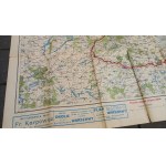 Mapa Wybrzeża Bałtyku i Gdańska Specjalna Karpowicza - Fr. Karpowicz ok. 1925 r.