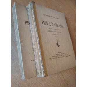 Pisma wybrane - tom I i II - Leonardo Da Vinci - tłum. Leopold Staff 1930 r.