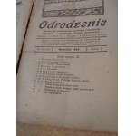 ODRODZENIE miesięcznik 8 numerów EZOTERYKA 1927 r.