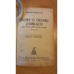 Melodja śmierci + Drzwi o siedmiu zamkach - Wallace 1937 r.