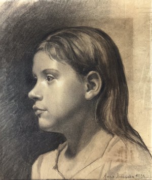 Anna BILIŃSKA-BOHDANOWICZ (1857-1893), Portret dziewczynki