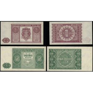 Poland, set: 1 gold and 2 gold, 15.05.1946