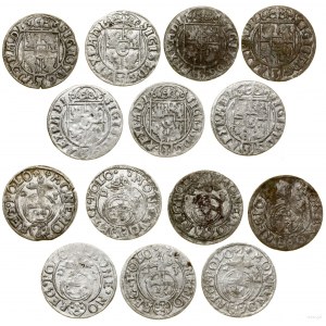 Poland, set of 7 x półtorak, 6 x 1623, 1 x 1624, Bydgoszcz