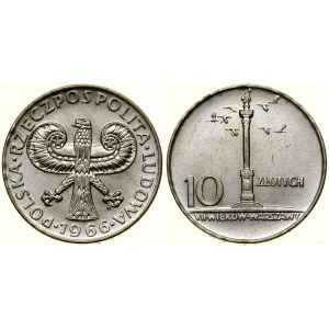 Polska, 10 złotych, 1966, Warszawa