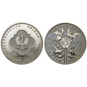 Poland, 10 zloty, 2000, Warsaw