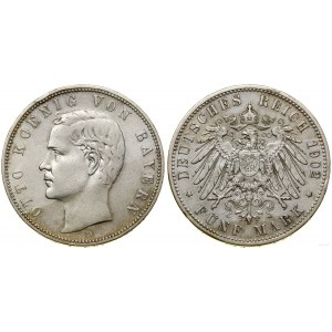 Niemcy, 5 marek, 1902 D, Monachium