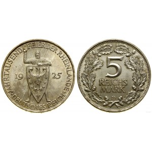 Niemcy, 5 marek, 1925 D, Monachium