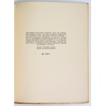 WIKTOR J. – Gołębie przy kościele. 1929. Druk bibliofilski, nakł. 450 egz., ten nr 163