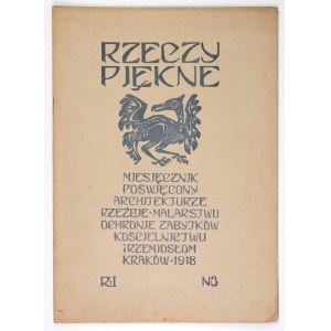 RZECZY Piękne. R. 1, nr 3. 1918