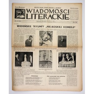 WIADOMOŚCI Literackie. R. 13, nr 27 (659): 21 VI 1936