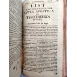 [Biblia Jakuba Wujka] Biblia to jest Księgi Starego i Nowego Testamentu - Wrocław 1740 [ II pełne wydanie]