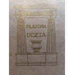 Platon - Dzieła Platona - Protagoras, Fajdros, Uczta, Eutyfron - 1918/24 Warszawa [ Ozdobna oprawa]