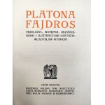 Platon - Dzieła Platona - Protagoras, Fajdros, Uczta, Eutyfron - 1918/24 Warszawa [ Ozdobna oprawa]