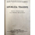 Sofokles - Tragedie (przekład - K. Morawski),- Kraków 1916 [ Ozdobna oprawa]