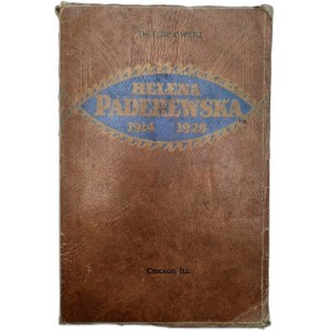 Orłowski J. - Helena Paderewska, Chicago 1929 [ Polski Biały Krzyż]