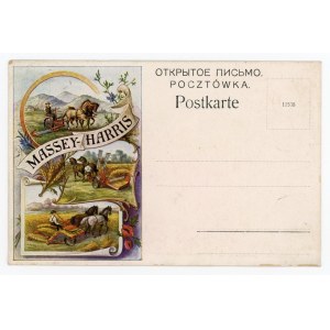 Warsaw - Advertising postcard of the Warsaw Agricultural Machinery Agent (137)