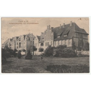 Chełmno / Culm a. W. - Plac Wolności z domami oficerskimi / Hohenzollernplatz mit Offiziershäusern (1014)