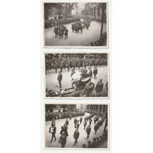 Jozef Pilsudski - funeral 3 photographs (1057)