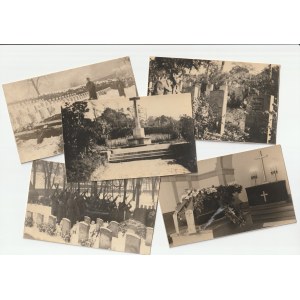 Poznan / Pozen - citadel Stalag XXI D - cemetery, funeral, shrine. Series of 5 photographs (1059)