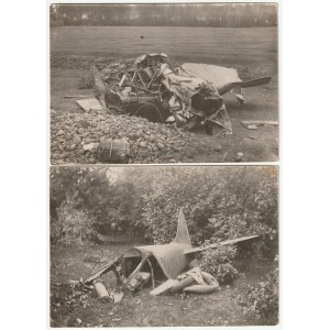 II RP, Aircraft crashes Aviation - 2 photographs (1064)