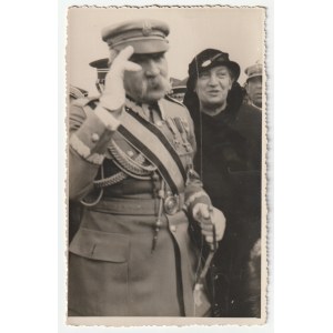 Jozef Pilsudski with his wife photo Jurkiewicz, Zakopane (1149)