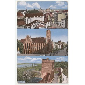 Torun / Thorn - view of the city, City Hall, Leaning Tower (1347)