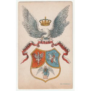 Pocztówka patriotyczna. Niech żyje Polska (1417)