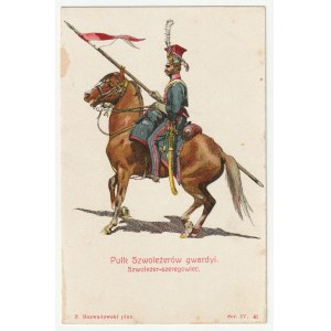 Pułk Szwoleżerów Gwardii. Szwoleżer - szeregowiec - Z. Rozwadowski ok. 1910 r. (1446)