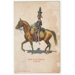 Régiment 8 - us Lancers. Sous-officier - Z. Rozwadowski vers 1910. (1450)