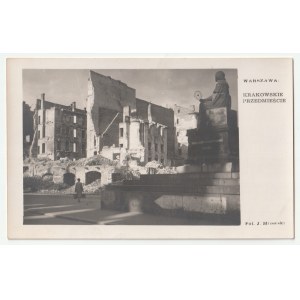 Warszawa - ruiny Krakowskie Przedmieście (1545)