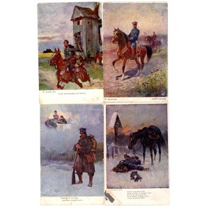 Malarstwo patriotyczne. Zestaw 4 szt. (2373)