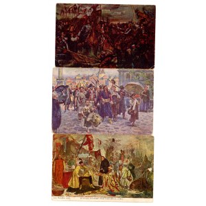 Patriotic Painting. 3pc set. (2374)