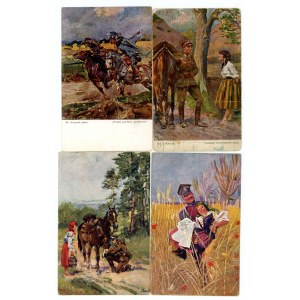 Malarstwo patriotyczne. Zestaw 4 szt. (2383)