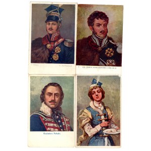 Poľské maľovanie. Sada 4 ks. (2385)