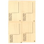 Verniciatura a smalto. Set di 4 pezzi. (2392)
