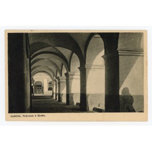 Zamosc - The arcades in the Market Square (359)