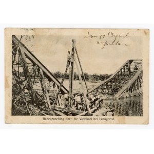 Deblin, Ivangorod - View of the destroyed bridge (546)