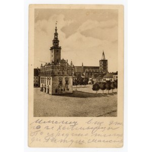 Chełmno - Rynek z ratuszem i kościół farny (592)