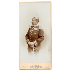 Poznan / Posen - Cabinet photograph Chief of General Staff of the 5th Army Corps 1896-99 General Paul von Dassel (1235)