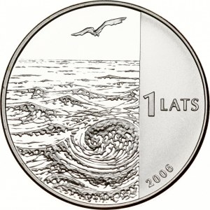 Latvia 1 Lats 2006 Krisjanis Valdemars