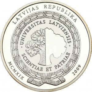 Latvia 1 Lats 2009 University of Latvia