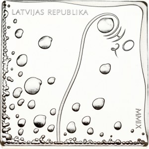 Latvia 1 Lats 2009 Coin of Water