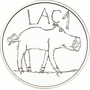 Latvia 1 Lats 2009 The Piglet