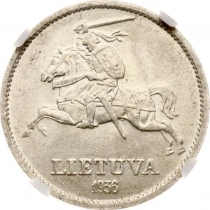 Lithuania 10 Litu 1936 Vytautas NGC MS 64